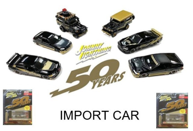 JLCP7197 Johnny Lightning 1:64 JL 50th IMPORTCAR B&G BOX/6pcs