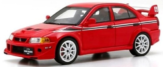 KSR43116R KYOSHO 1:43 Mitsubishi Lancer Evolution VI TME Red 2023 Shizuoka Hobby Show model car