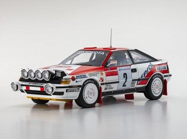 KS08961B KYOSHO 1:18 Toyota Celica GT-FOUR (ST165) 1991 Monte Carlo #2, 2023 Shizuoka Hobby Show
