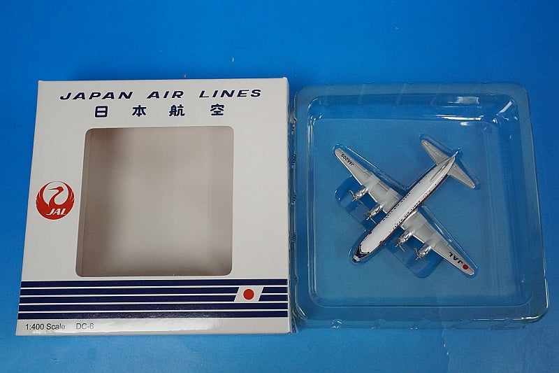 1:400 DC-6 JAL Old Tsurumaru Livery City of Osaka JA6205 Aero Classics airplane model