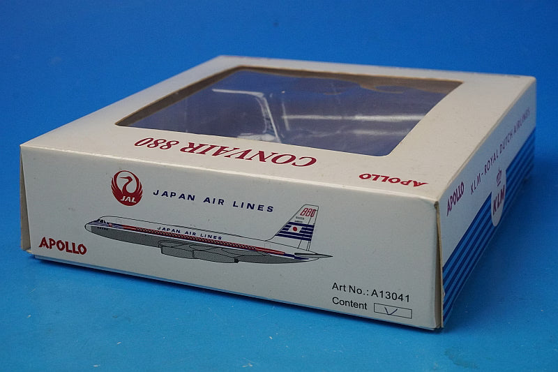 1:400 Convair CV-880 JAL Old Tsurumaru Paint KAEDE JA8023 A13041 Apollo Model airplane model
