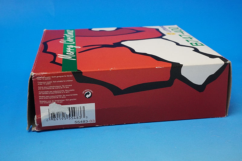 1:400 B747-400 Lufthansa Merry Christmas Santa Claus D-ABVF 55483 Dragon airplane model