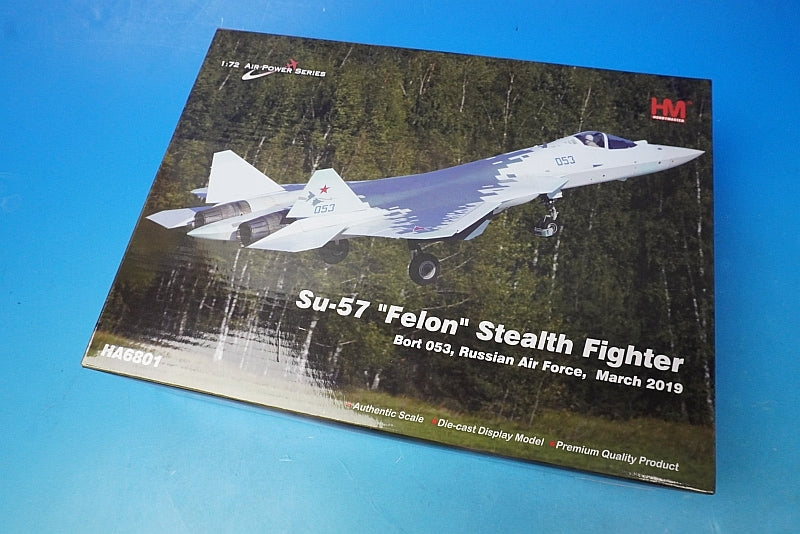 1:72 Sukhoi Su-57 Russian Air Force #053 HA6801 Hobby Master airplane model