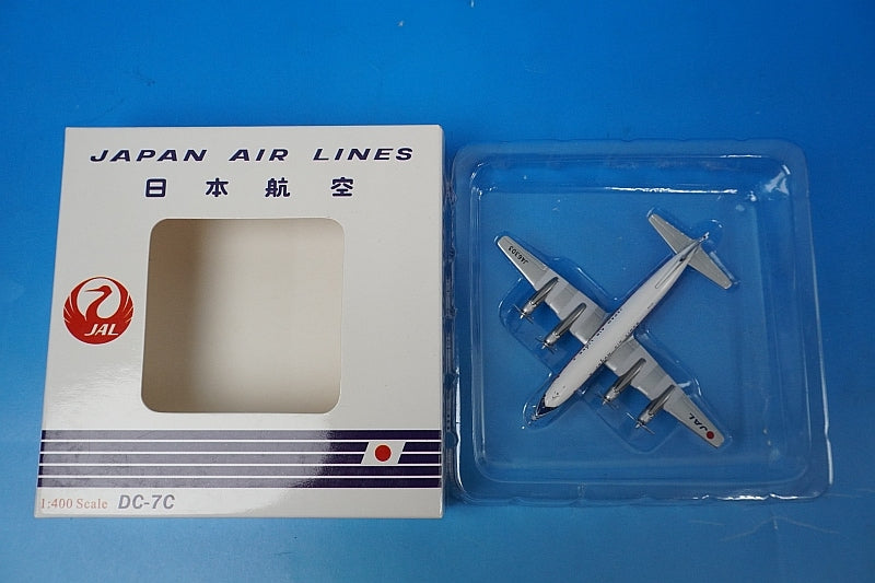 1:400 DC-7 JAL Old Tsurumaru Paint City of LA JA6303 Aero Classics airplane model