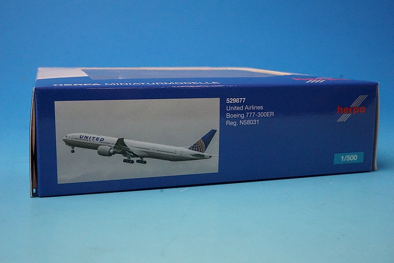 1:500 B777-300ER UNITED N58031 529877 Herpa