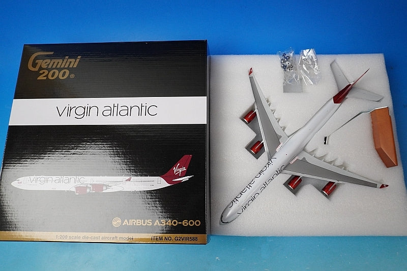1:200 A340-600 Virgin Atlantic G-VEIL GJVIR588 Gemini airplane model