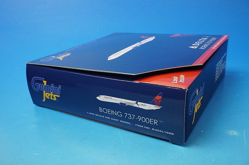 1:400 B737-900ER Delta N855DN GJDAL1628 Gemini airplane model