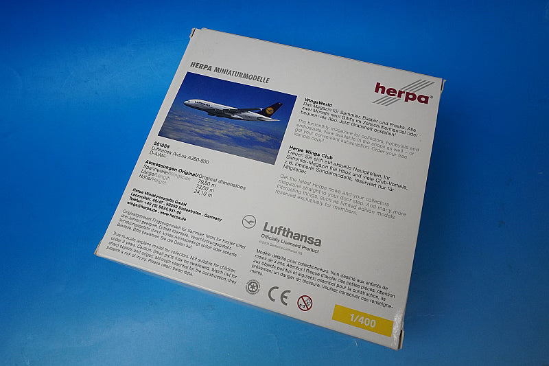 1:400 A380-800 Lufthansa D-AIMA 561068 Herpa