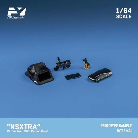 FY64018 Finclassically 1:64 NSX TRA Colorful chrome Deluxe version