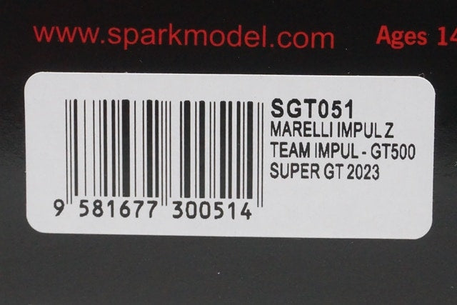 1:43 SPARK SGT051 Nissan Marelli Impul Z GT500 Super GT '23 #1 Kazuki / Bertrand