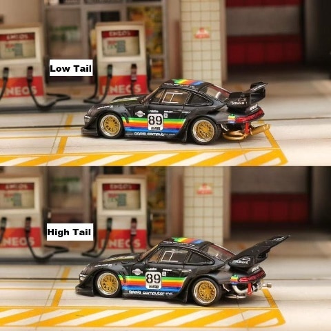SW Street Weapon 1:64 RWB 993 Matte Black Apple Racetrack High Tail
