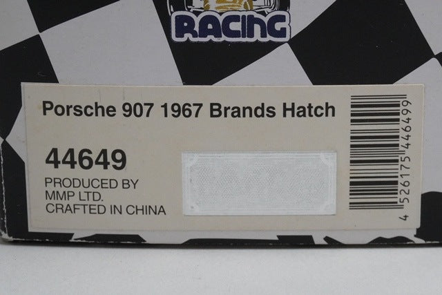 1:43 EBBRO 44649 Porsche 907 Brands Hatch 1967 #12
