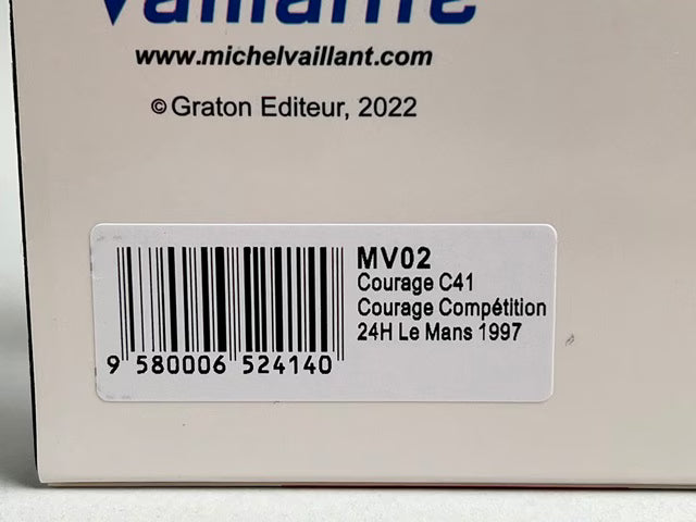 1:43 Spark MV02 Vaillante Custom Courage C41 Courage Competition Le Mans 24H 1997 #13