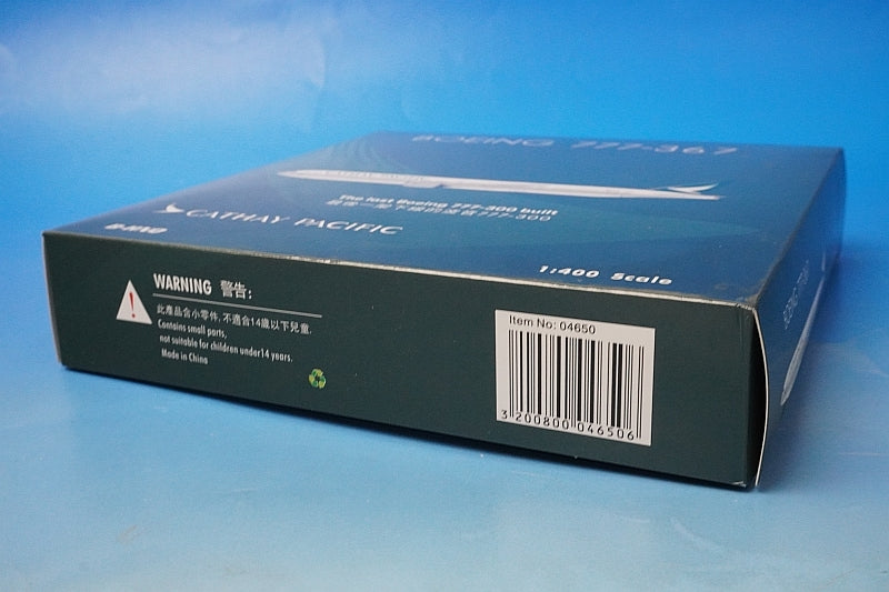 1:400 B777-367 Cathay Pacific B-HNQ 04650 Phoenix airplane model