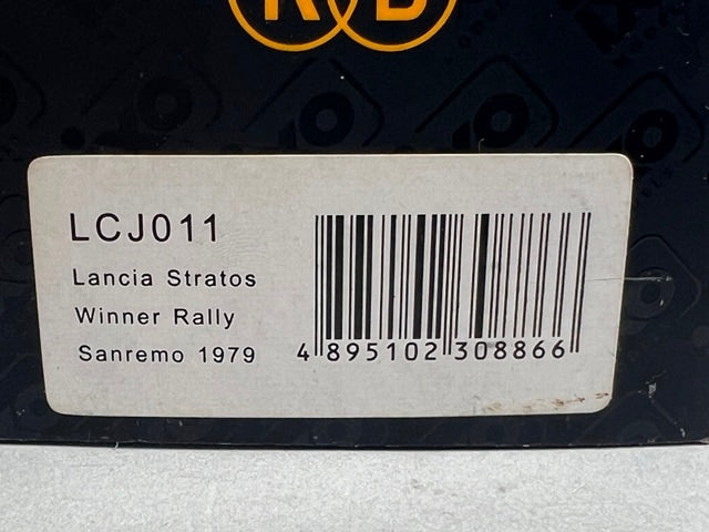 1:43 ixo LCJ011 Lancia Stratos Sanremo Rally 1979 #2 T. Fassina model car