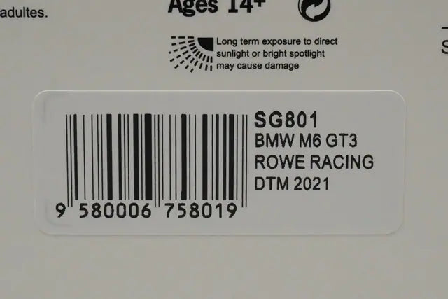 1:43 Spark SG801 BMW M6 GT3 ROWE Racing DTM 2011 #31 Sheldon van der Linde