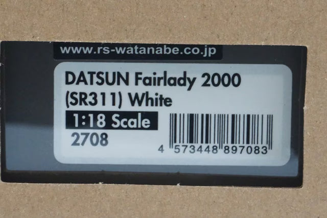 1:18 ignition model IG2708 Nissan Datsun Fairlady 2000 (SR311) White with U20 engine
