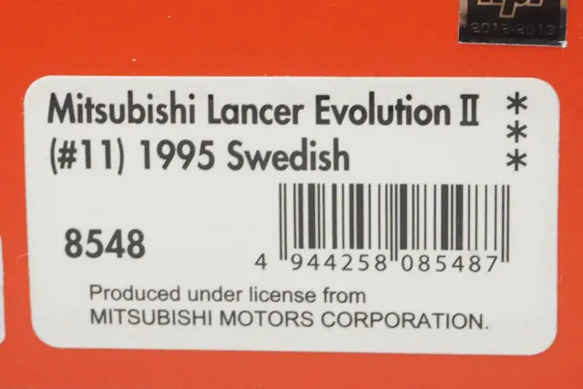 1:43 HPI 8548 Mitsubishi Mirage Lancer Evolution II Sweden 1995 #11