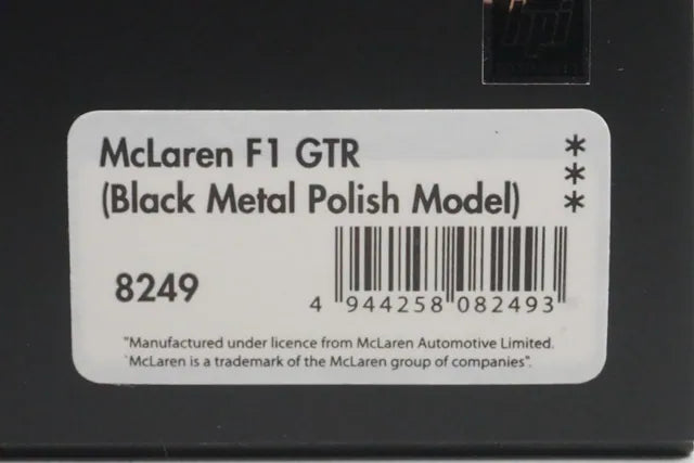 1:43 HPI 8249 Mirage McLaren F1 GTR Black Metal Polish Model