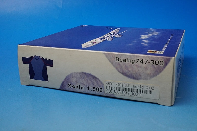 1:500 B747-400 JAL Go Japan National Soccer Team JA8908 4801 NET Models airplane model