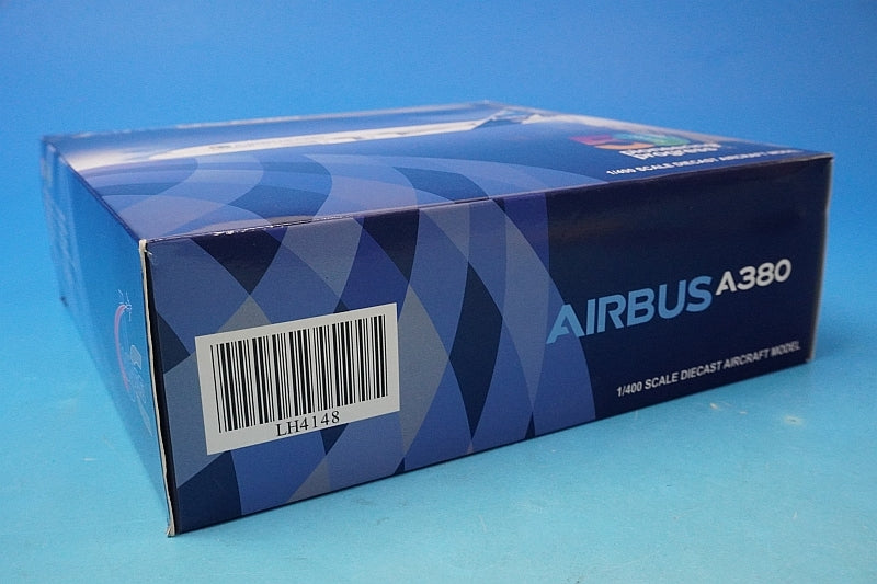1:400 A380-800 House Color 50 Years Pioneering Progress F-WWOW LH4148 JC Wings airplane model