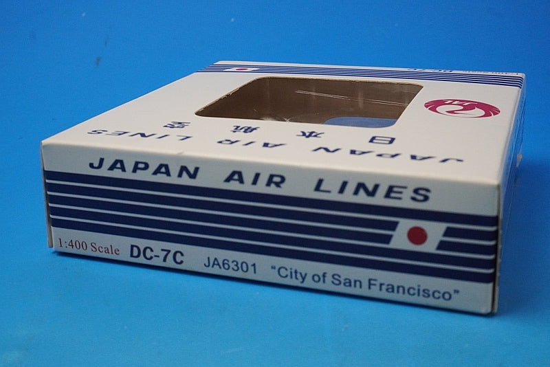1:400 DC-7 JAL Old Tsurumaru Paint City of San Francisco JA6301 Aero Classics airplane model