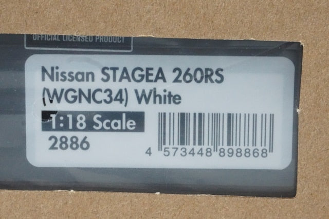 1:18 ignition model IG2886 Nissan Stagea 260RS (WGNC34) White