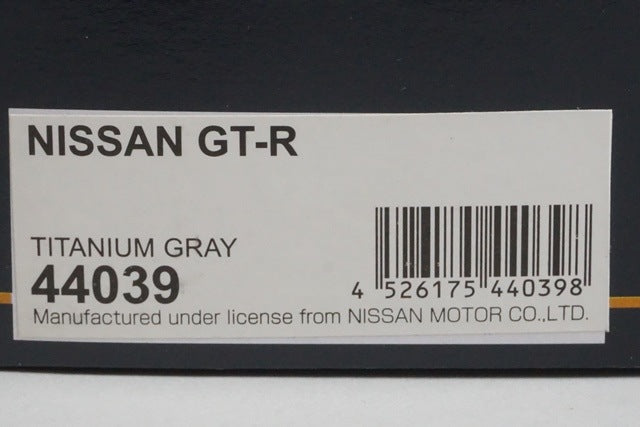 1:43 EBBRO 44039 Nissan GT-R 2007 Titanium Gray