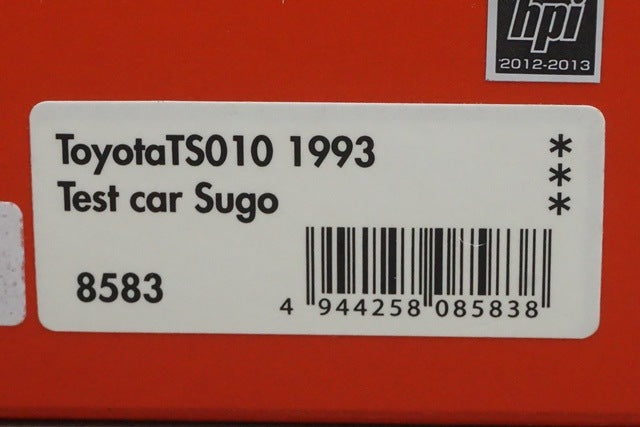 1:43 HPI 8583 Toyota TS010 Test Car Sugo 1993 #36