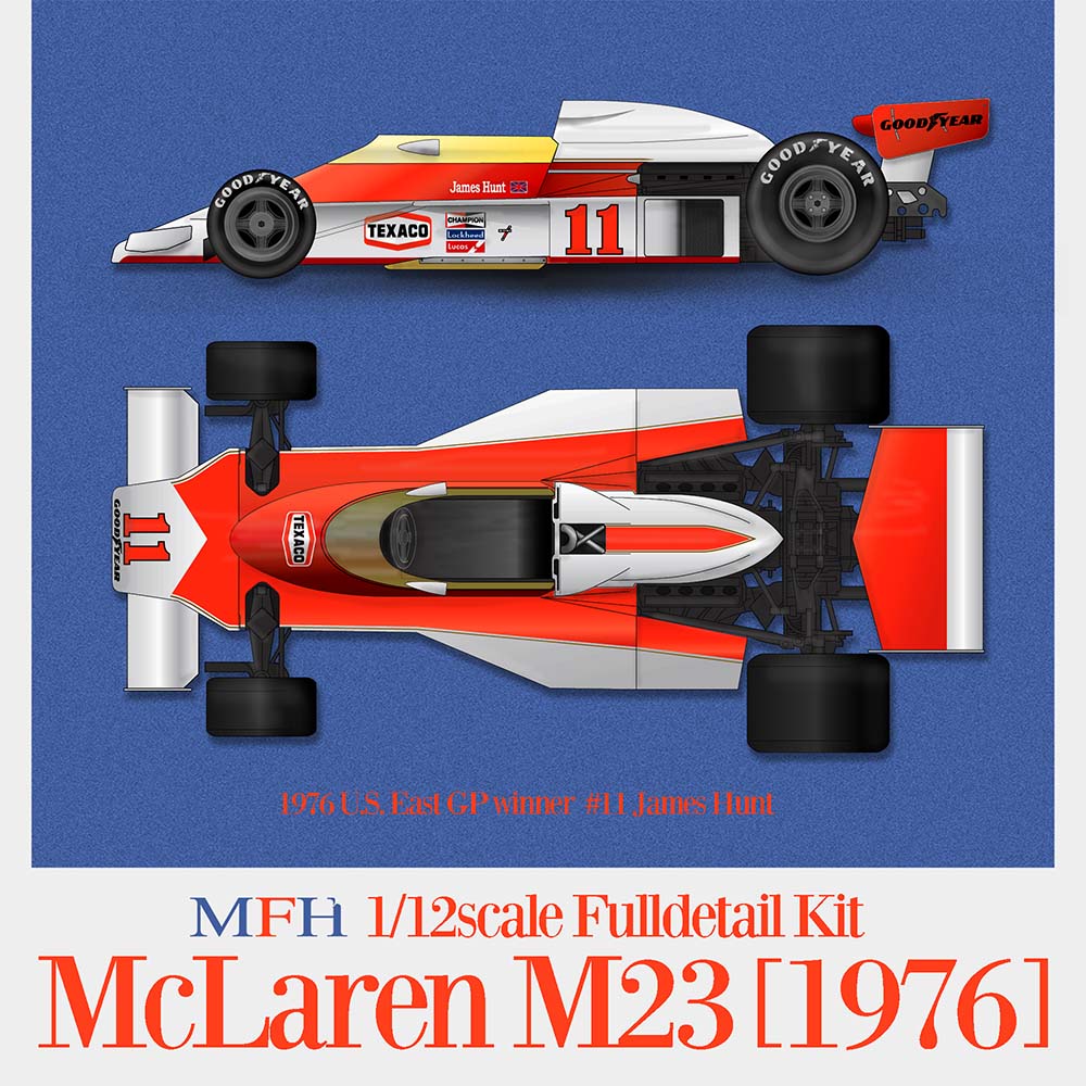 K859 Model Factory Hiro 1:12 McLaren M23 [1976] Ver.B 1976 Rd.16