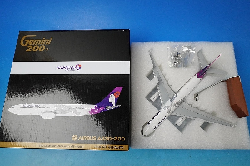 1:200 A330-200 Hawaiian N361HA G2HAL670 Gemini airplane model