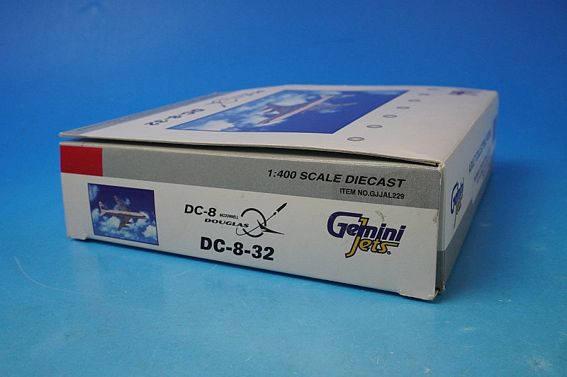 1:400 DC-8-32 JAL Old Crane Livery Fuji JA8001 GJJAL229 Gemini airplane model