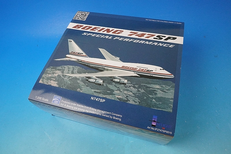 1:200 B747SP Boeing House Color N747SP IF2747SP0515 INFLIGHT airplane model
