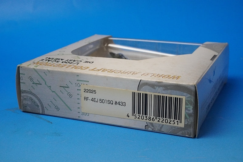 1:200 RF-4EJ Phantom II Reconnaissance Squadron Hyakuri Air Base 501st Squadron 433 22025 World Aircraft Collection