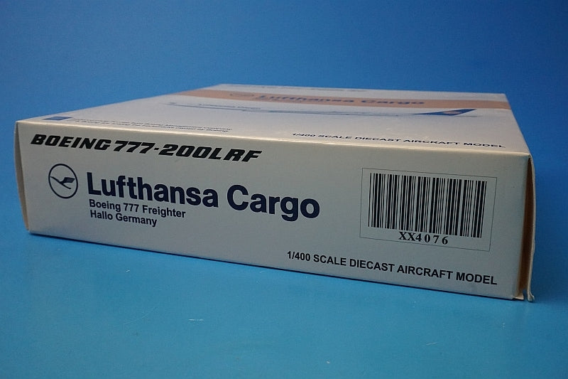 1:400 B777-200LRF Lufthansa Cargo BMW VISION Lifting I Next With Antenna D-ALFE XX4076 JC Wings airplane model