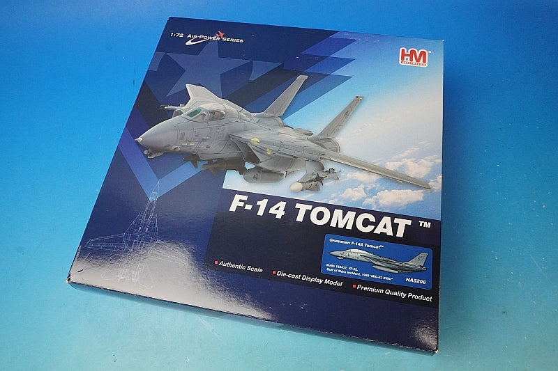 1:72 F-14A USN Swordsmen AC202 aboard the aircraft carrier USS John F. Kennedy #159437 HA5206 Hobby master