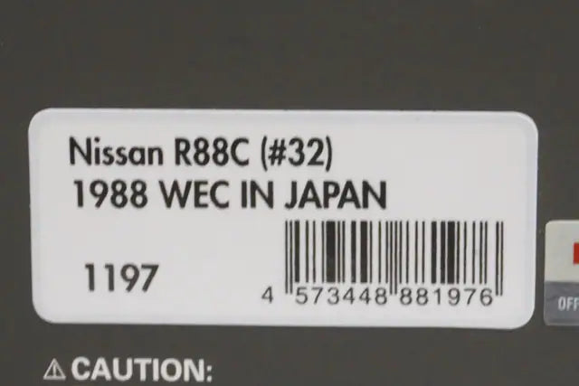 1:43 ignition model IG1197 Nissan R88C WEC IN JAPAN 1988 #32