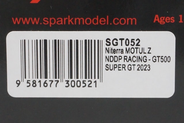 1:43 SPARK SGT052 Nissan Niterra MOTUL Z GT500 Super GT2023 #3