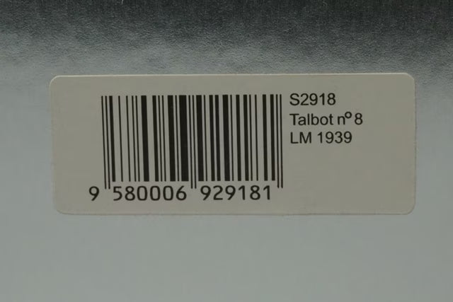 1:43 Spark S2918 Talbot Le Mans 1939 #8