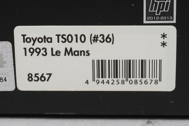 1:43 HPI 8567 Toyota TS010 Le Mans 1993 #36 DENSO