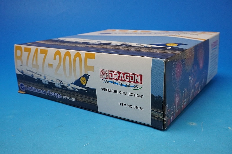 1:400 B747-200F Lufthansa Cargo Service Revolution D-ABZF 55075 Dragon airplane model