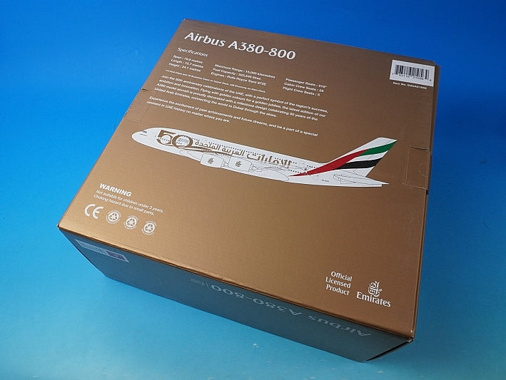 1:200 A380-800 Emirates 50th Anniversary A6-EVG G2UAE1056 Gemini