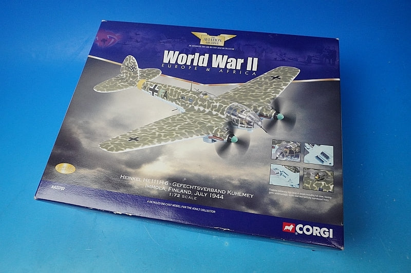 1:72 Heinkel German Air Force GEFECHTSVERBAND KUHLMEY AA33702 CORGI airplane model