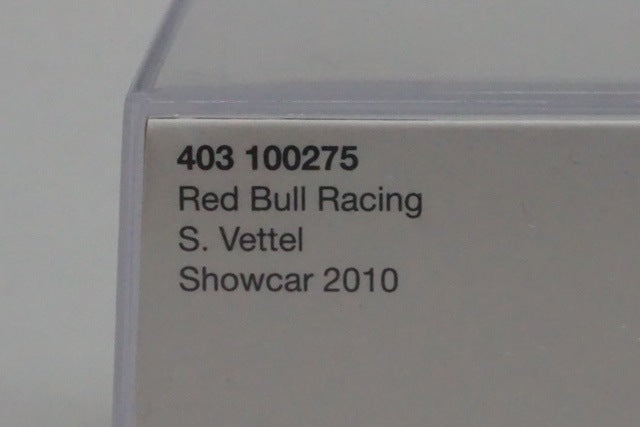 1:43 MINICHAMPS 403100275 SINGHA Red Bull Racing Show Car 2010 #5 S.Vettel model car