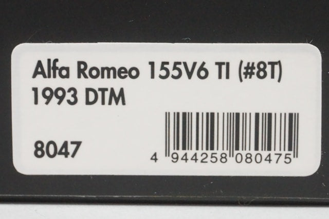 1:43 HPI 8047 Alfa Romeo 155V6 TI DTM 1993 #8T model car