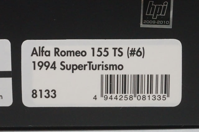 1:43 HPI 8133 Alfa Romeo 155 TS Super Turismo 1994 #6 model car