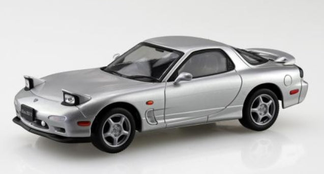 04-SS Aoshima Rakupla Snap Kit Unifini FD3S RX-7 Silverstone Metallic