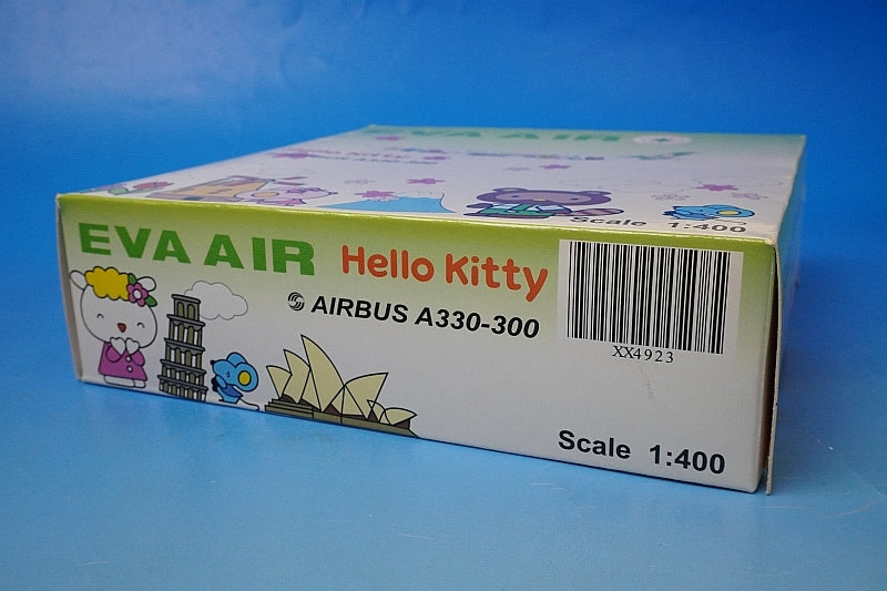 1:400 A330-300 EVA Air Hello Kitty Around the World B-16333 XX4923 JC Wings airplane model