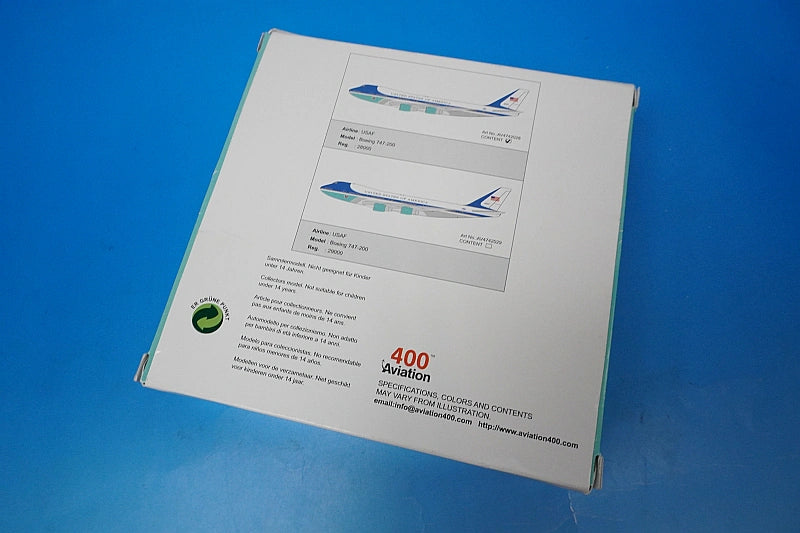 1:400 B747-200 US Air Force Presidential Aircraft Air Force One #28000 AV4742028 Aviation airplane model