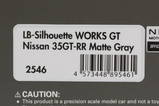 1:43 ignition model IG2546 LB Silhouette Works GT Nissan 35GT-RR Matte Gray